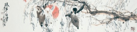 徐培晨   猴单片 138×34CM