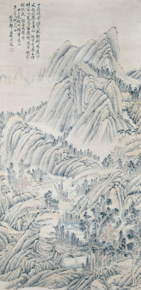 郭兰芝 山水立轴 133*65cm