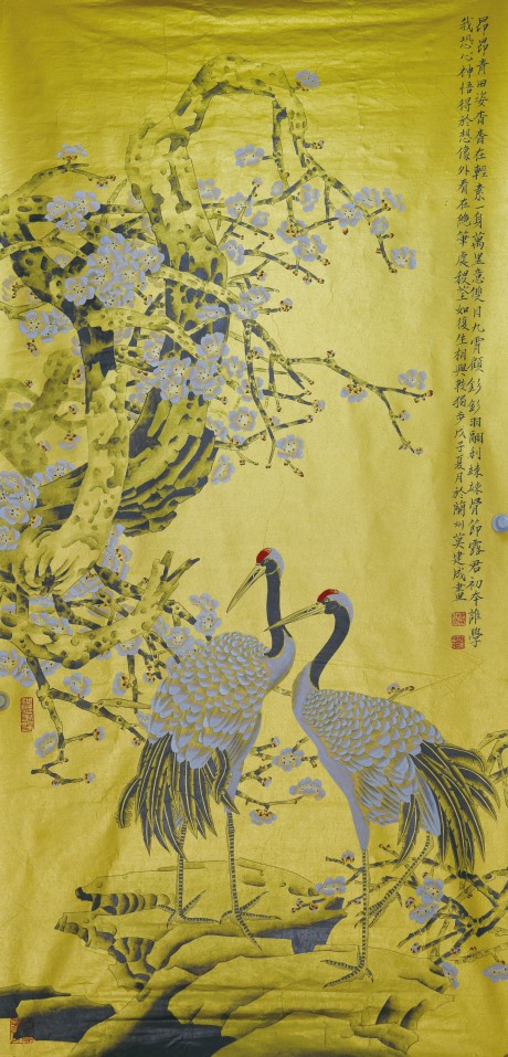 莫建成 鹤单片 138*68cm
