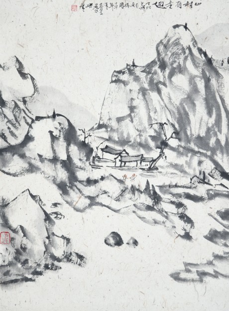 葛国良 山水单片 60*44cm