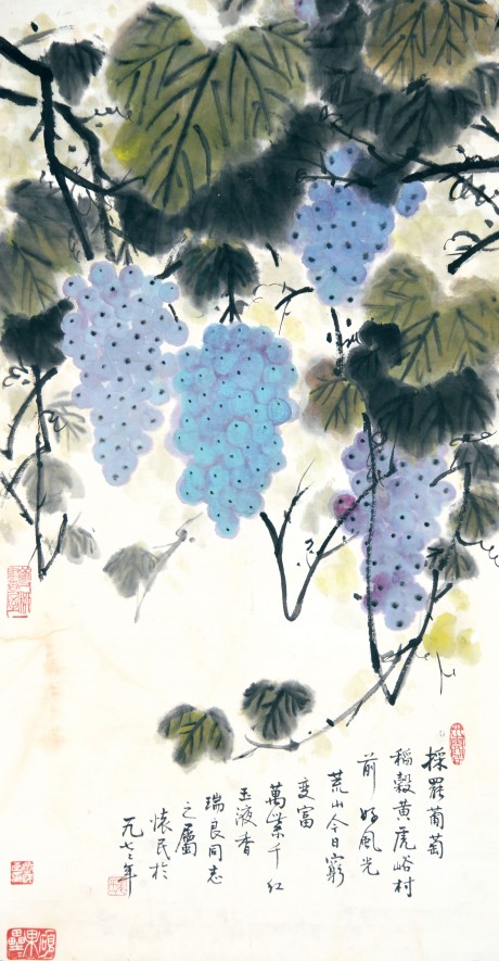 周怀民   葡萄镜片 93×50CM