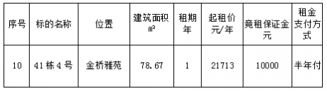 金桥雅苑41栋4号（二次）